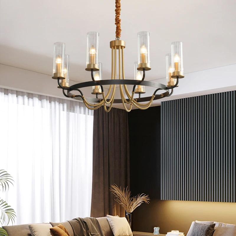 Classic Design Room Decoration Pendant Chandelier Modern Ceiling Luxury Gold Antique Home