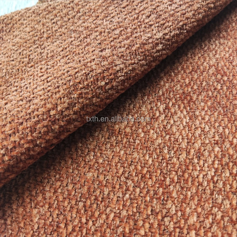 Tear Resistant Home Textile 100 Polyester Woven Plain Chenille Fabric Chenille Upholstery