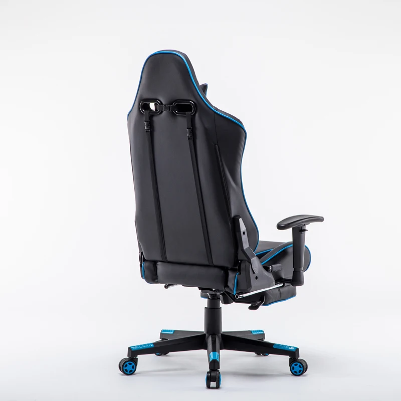 Производители игровых кресел. Кресло "Riva Chair" d918 синий.