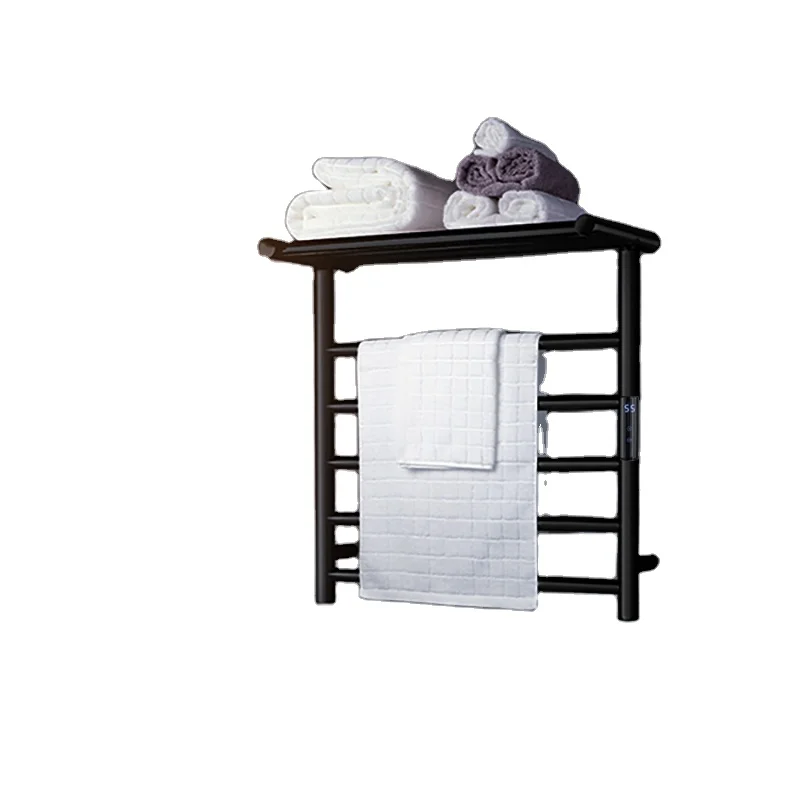 Modern Heated Towel Rack Double Towel Rack Above Toilet Warm Air Drying