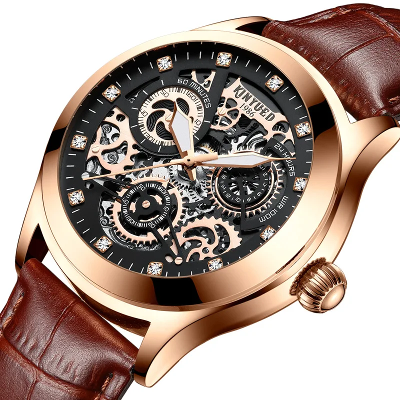 Skeleton Automatic Men's Watch OM-430737