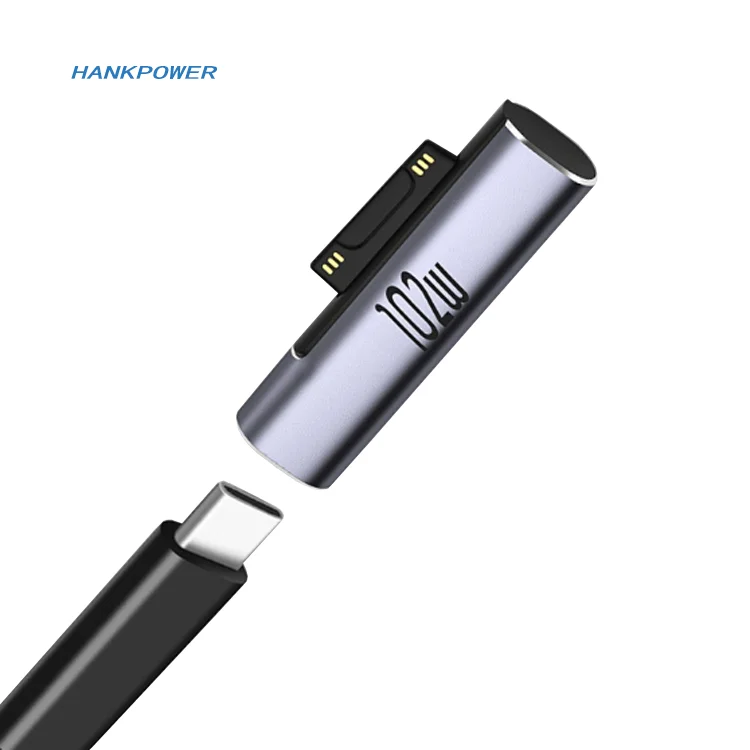 Caricatore USB-C 102W Per Laptop – 15V 3A, Ricarica Rapida PD, Compatibile Con Surface E Altri Dispositivi USB-C, Protezione Sovraccarico