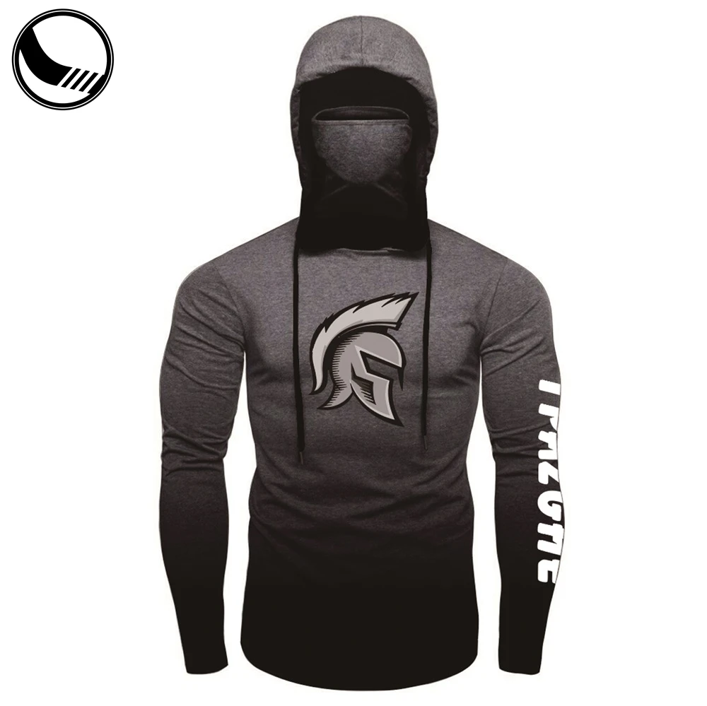 Unisex Custom Wholesale Eco Friendly Two Tone Sublimation Hoodie With Gaitor