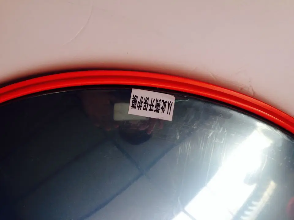 High Quality Clear Flexible Convex Road Turn Mirror Essential Traffic Safety Product for Roadway Use manufacture