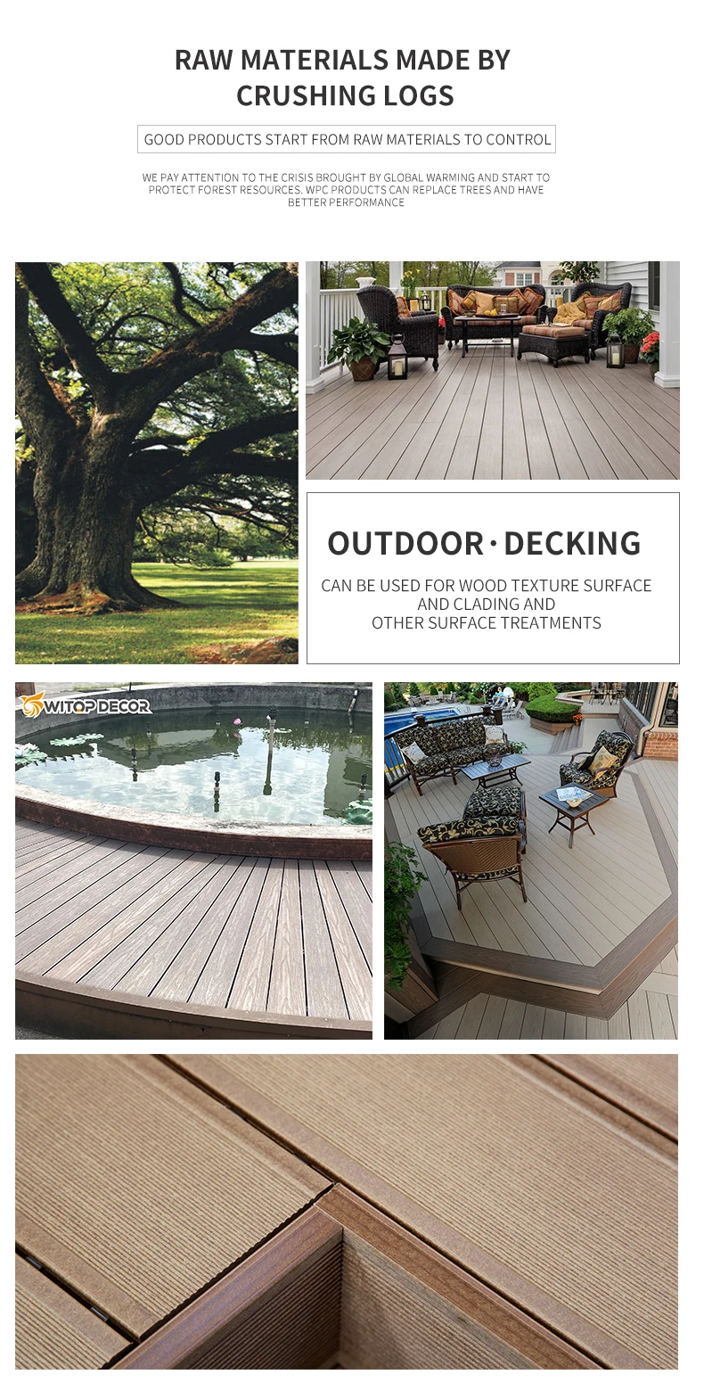 china outdoor wpc decking