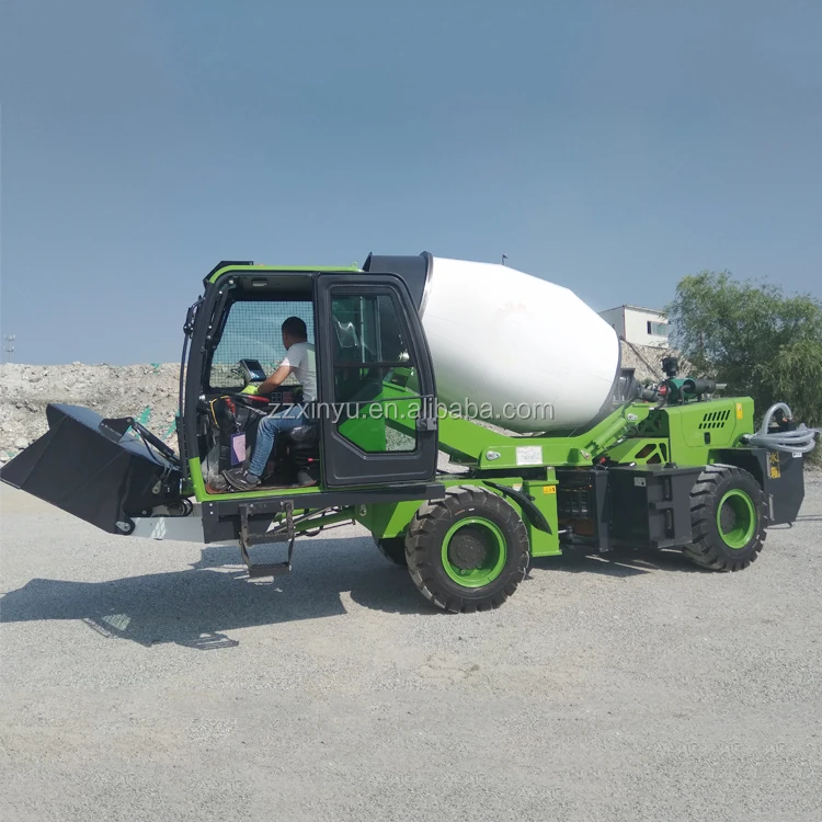 Low Price Portable Self Loading Concrete Mixer Self Propelled RMC Running Mixers