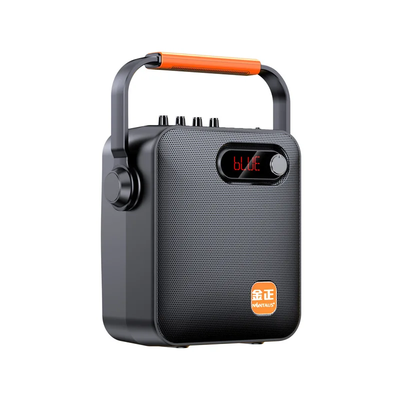 Jinzheng S60 High Power 40W Outdoor Wireless for Bluetooth Speaker with Mini LED Display Screen Battery Powered for Stage Home U