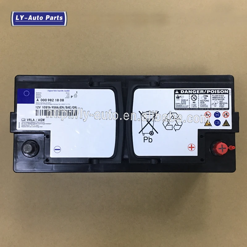 0009821808 A0009821808 12V 105Ah 950A For Mercedes-Benz Auto Brand New  Starter Battery OEM| Alibaba.com