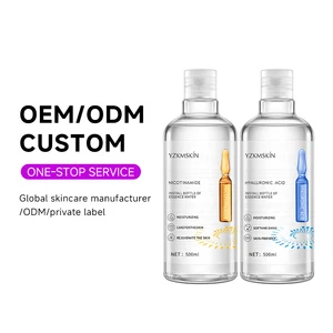 OEM ODM Hot Selling Skin Care Whitening Brightening Hyaluronic Acid Serum Essence Water Toner Hydrating Face Pores Anti Aging