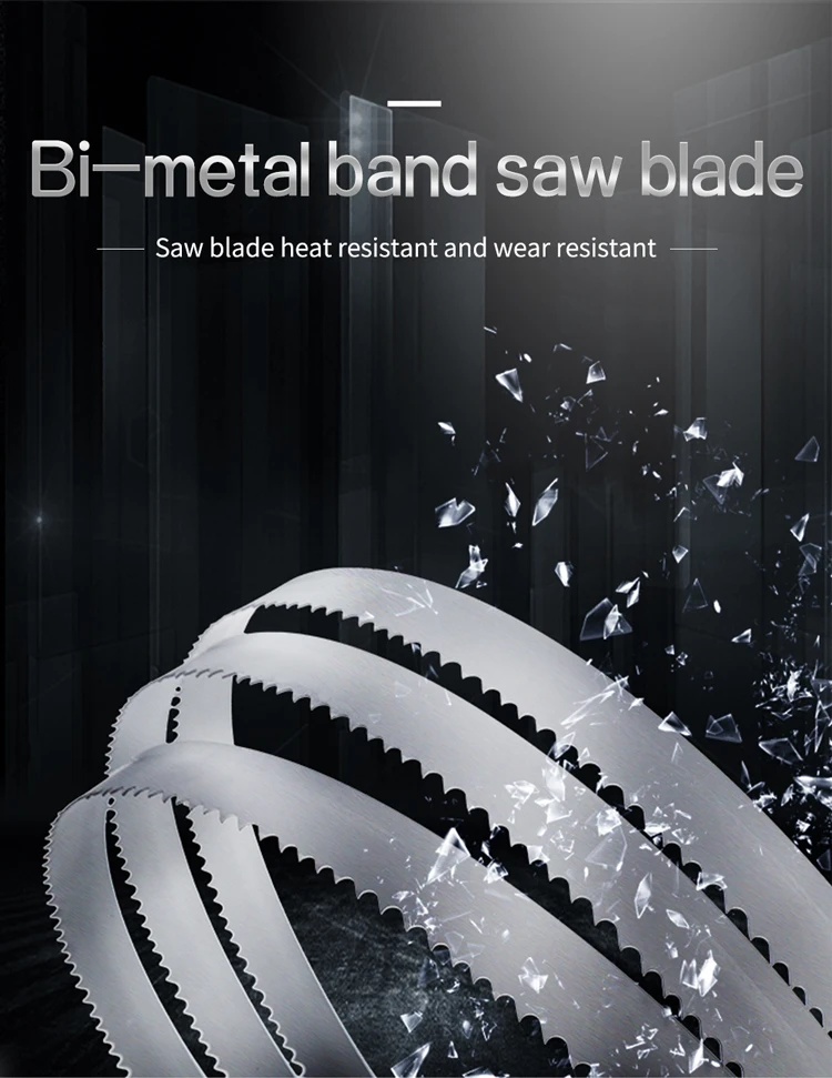Bimetal Band Saw Blade 0.9mm Thick 20mm Wide Bimetal Bandsaw Blade For