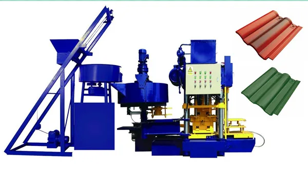 Kaidong High Quality and High Capacity Cement Terrazzo Tile Paver Tiles Automatic Roof Tile Making Machine