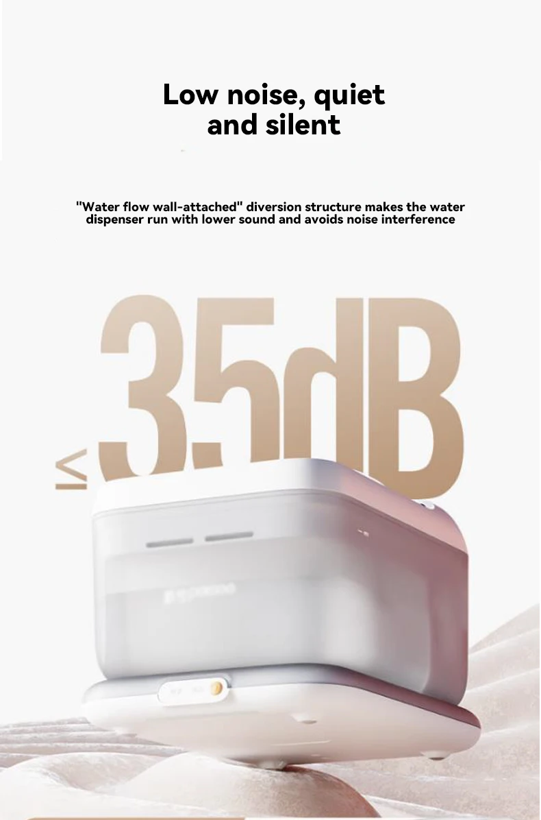 Hot Selling Smart Pet Water Dispenser Constant Temperature Heating Can Automatically Circulate Unplugged Pet Supplies supplier