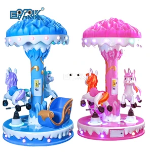 Amusement Park  Popular 3 Seaters  Mini Fairground Rides Merry Go Round Small Carousel for Sale