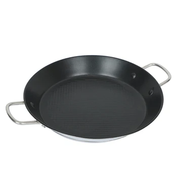 Reliable and Good Spanish Seafood Stainless Steel Paella Cooking Pan For Restaurant And Hotel
