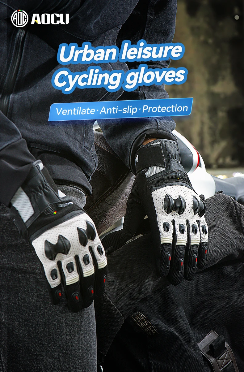 Waterproof Racing Gloves Touch Screen Full Finger Hand Gloves For Cycling Sport Protection Off-road Gloves Accessory supplier