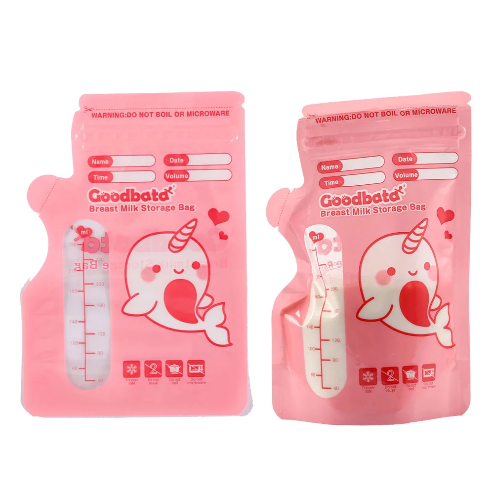 High Quality Bpa Free Baby Food Standing Up Breastmilk Pouch Breast Milk Storage Bags