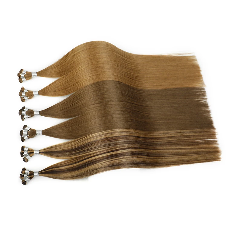 Leshine Handtied Weft European Remy Cuticle Intact Double Drawn Hand