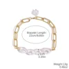 S2003-16 four irregularly shaped pearls