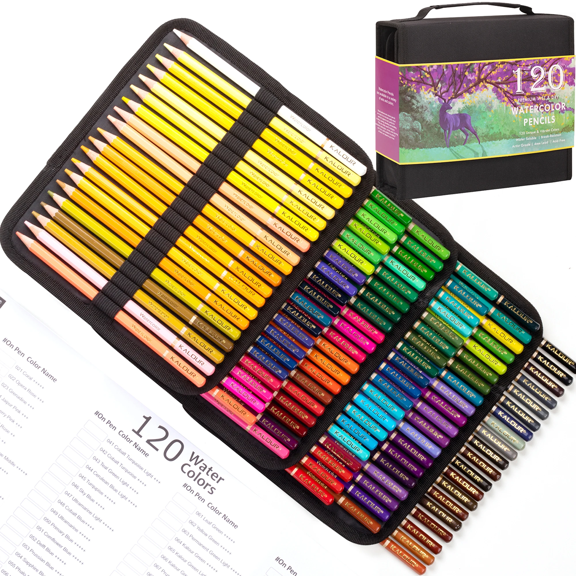 popular customizable professional 120 watercolor pencils