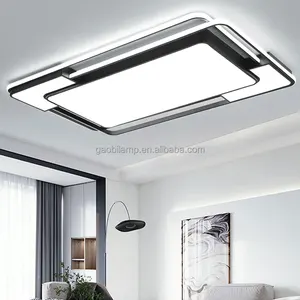 Modern Surface-Mounted Ceiling Light with Switch Control High CRI 90 for Living Room