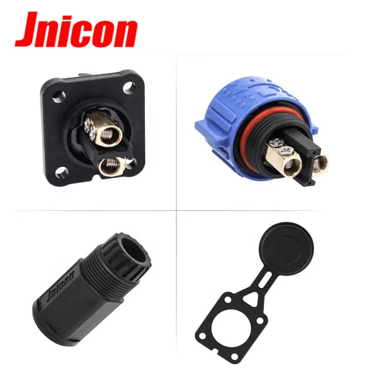 Jnicon M25 2pin Male Plug and Female Socket Trolling Motor Connector Kit