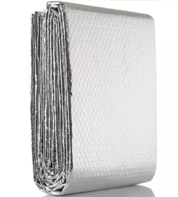 Fire Resistant Heat Absorbing 3-8mm Air Bubble Foil Wrap Insulation Sheet for Roofing, Ceiling HAVC