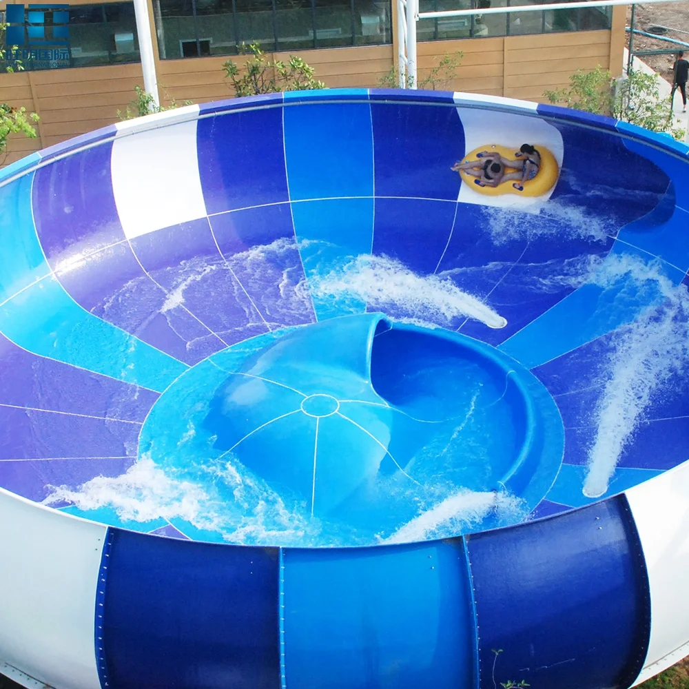 High Quality Adult Pool Water Slide Fiberglass Giant Super Bowl Design for Water Park