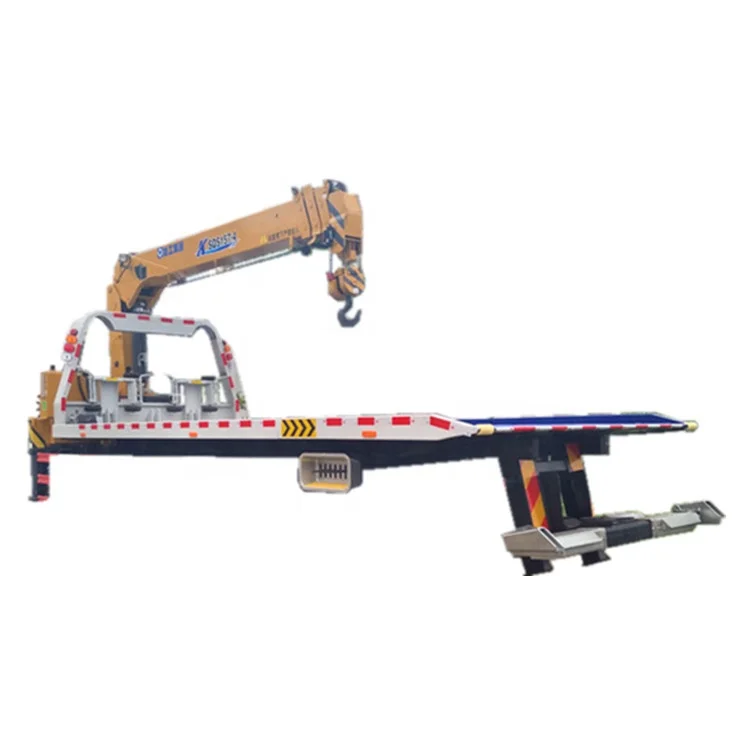 Japan Technology 3tons Rotator Crane 4tons Flatbed Slide Recovery Car Trailer Body Wrecker for Sales