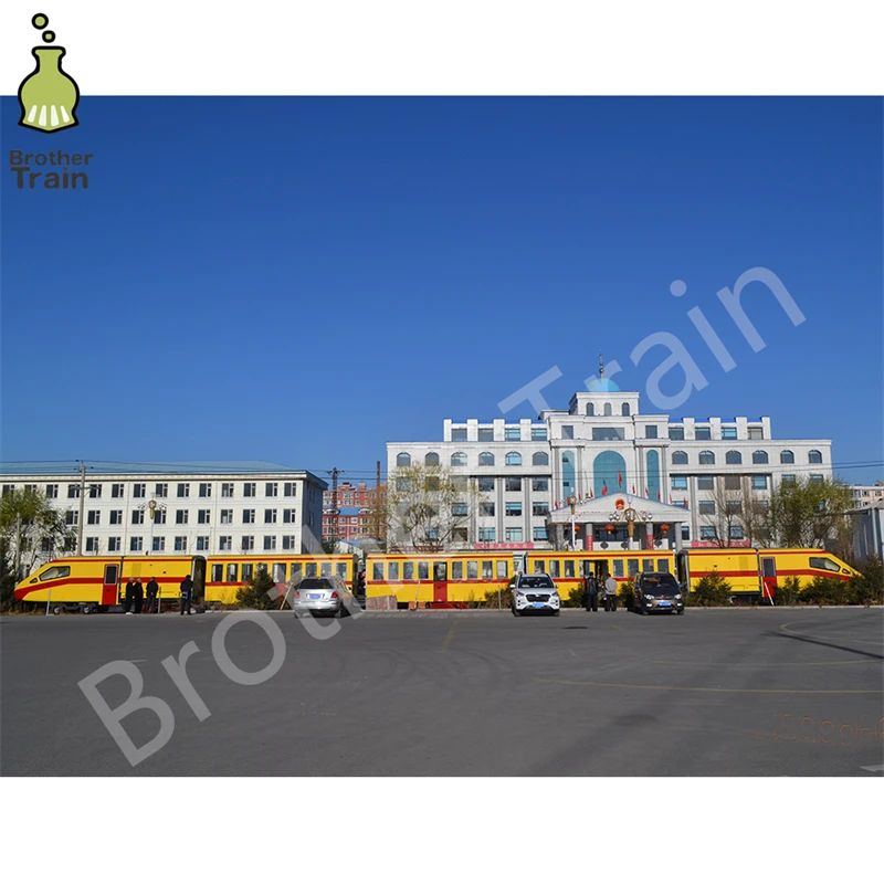 Modern Bullet Train Large Amusement Rides Indoor and Outdoor Electric Train With Track Train Ride on Track for Sale