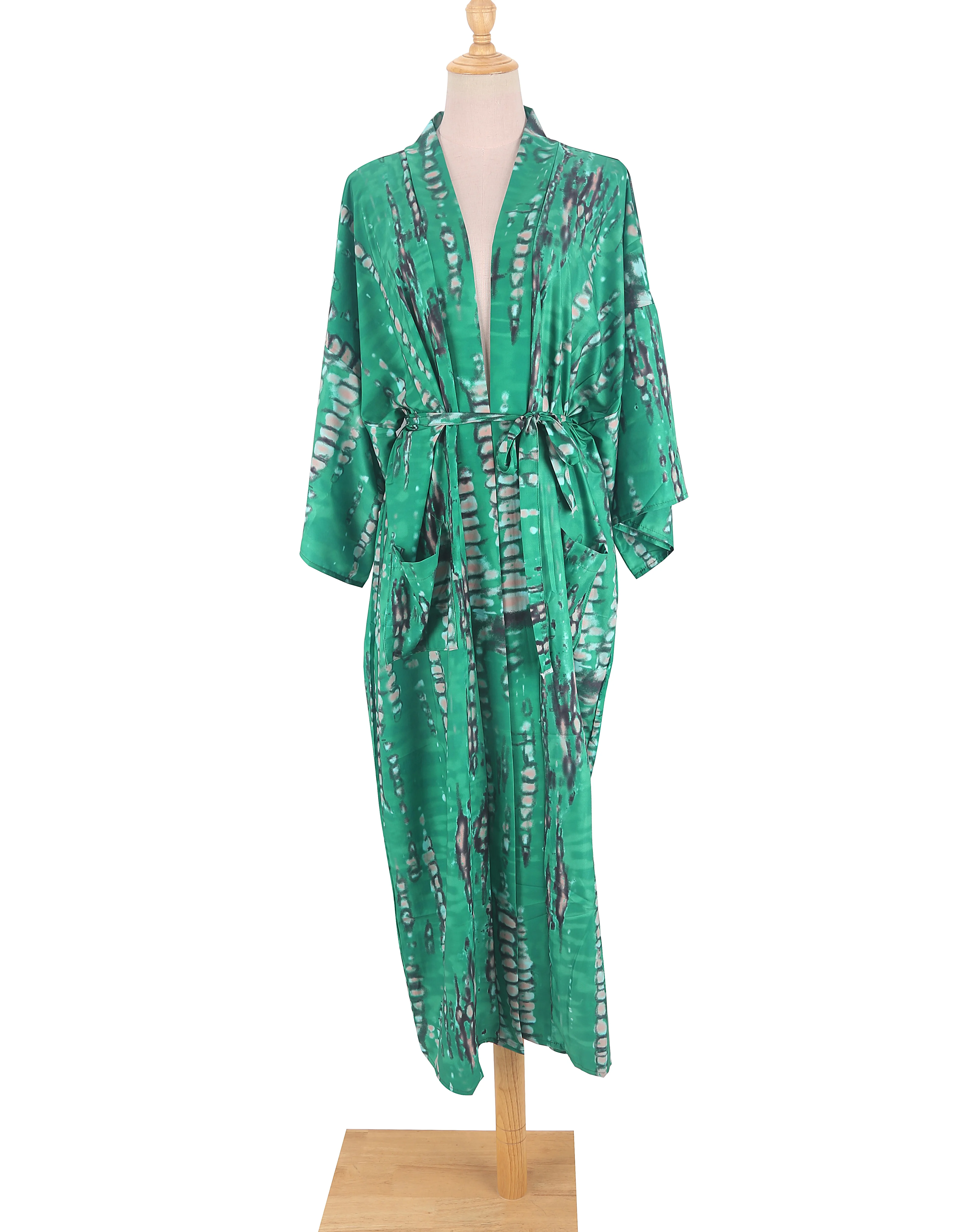 High Quality Multi Color Long Loose Kimono Swimsuit Cover Up Beach