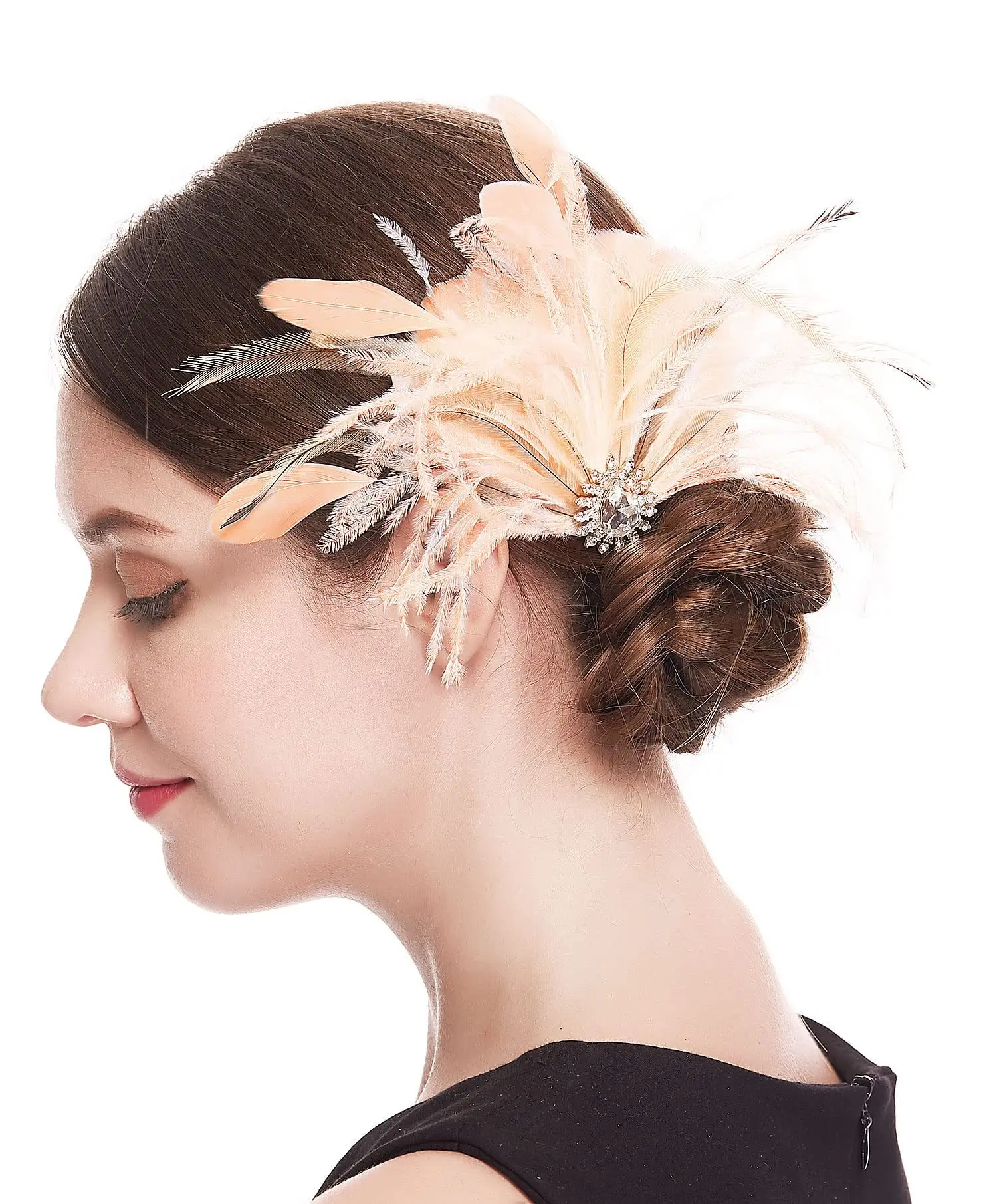 Fascinators 20s Gatsby Flapper Accessories Art Deco Party  display picture 3