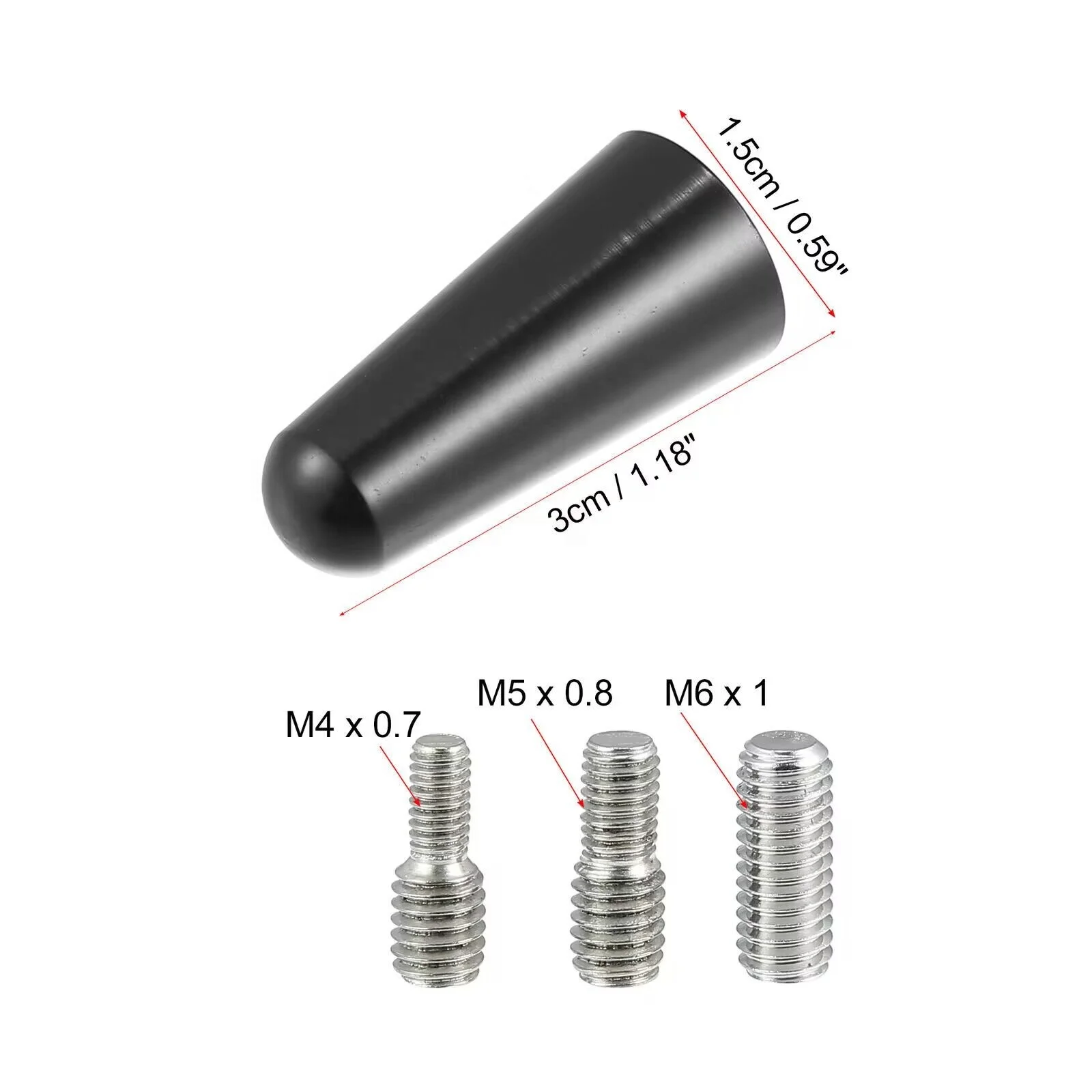 Tube D'Antenne RC 38 Cm Pour Voitures 1/10 1/8 - Accessoire Pièces Modélisme PE Durable