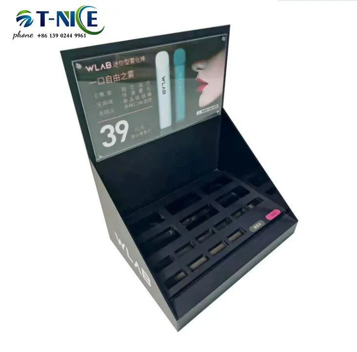 New acrylic can be customized E-cigarette Racks Electronic Cigarette Display shelf E-cigarette shelf