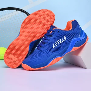 Plate Padel Shoes Brand Custom Mesh Cloth Breathable Sports Pickleball Shoes Professional Badminton Shoe Lefus
