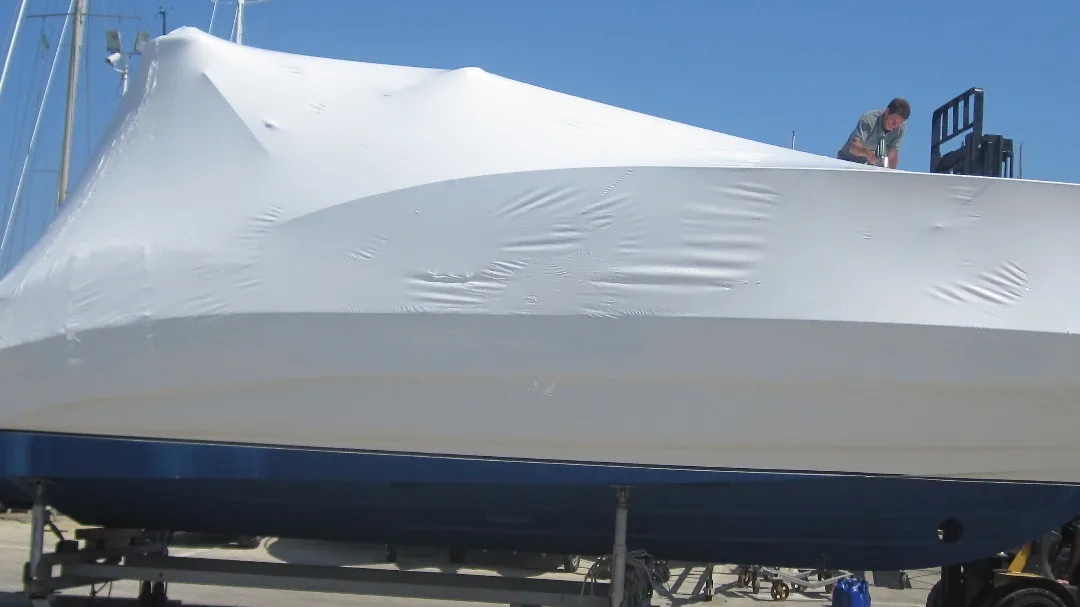 quality pe plastic heavy duty heat shrink film wrapping film