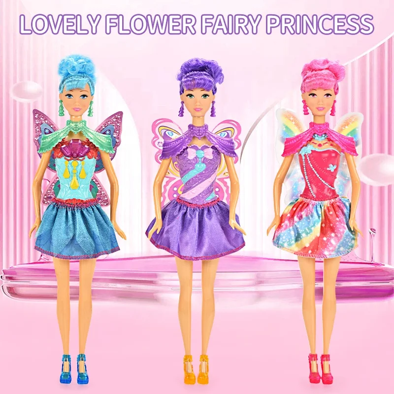 Кукла с цветком 11 дюймов