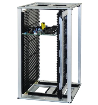 PCB Automatic Loading Machine Use Height Temperature Resistance Antistatic SMT ESD PCB Magazine Racks