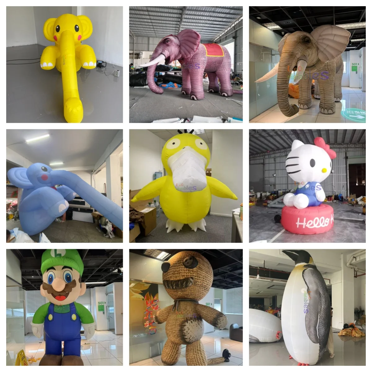 Custom 3M Inflatable Anime Girl Doll - Multi-Color Decoration for ...