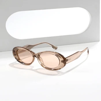 HW 6887 Oval Sunglasses Brand Designer Sunglass ellipse Sun Glasses Lady design your own brand egg shape Shades For Women 2024