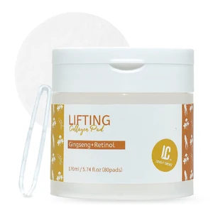 Fragrance-Free Firming Face Toner Pads with Peptides + Retinol for Jawline Lift Reduces Wrinkles 2 Weeks Functional Facial Mask