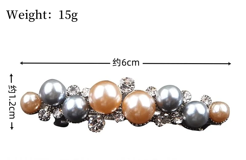 Allereyae Haarspangen Mit Perlen 2er Set – Vintage Stil, Silberfarben, Für Hochzeit & Party