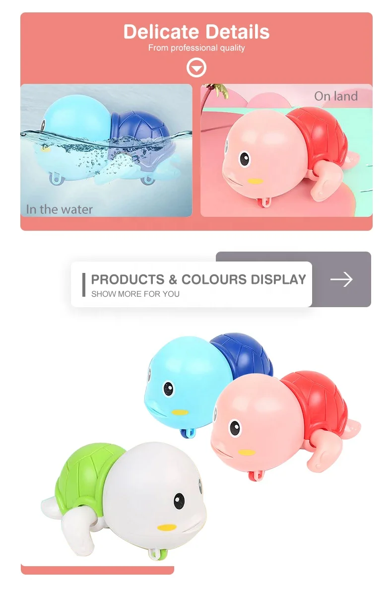 Летняя Пляжная ванна, водная игра, плавающая черепаха, заводные игрушки с 9 шт.