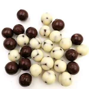 Chocolate Hawthorn Balls with Multiple Fillings, Fresh Tastesweetsour, Soft and Glutinous Candy Snacks, Chocolate Hawthorn Balls