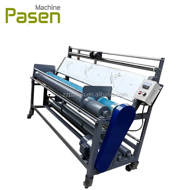 Paper Table Cloth Rolling Fabric Roll Inspecting Packing Machine