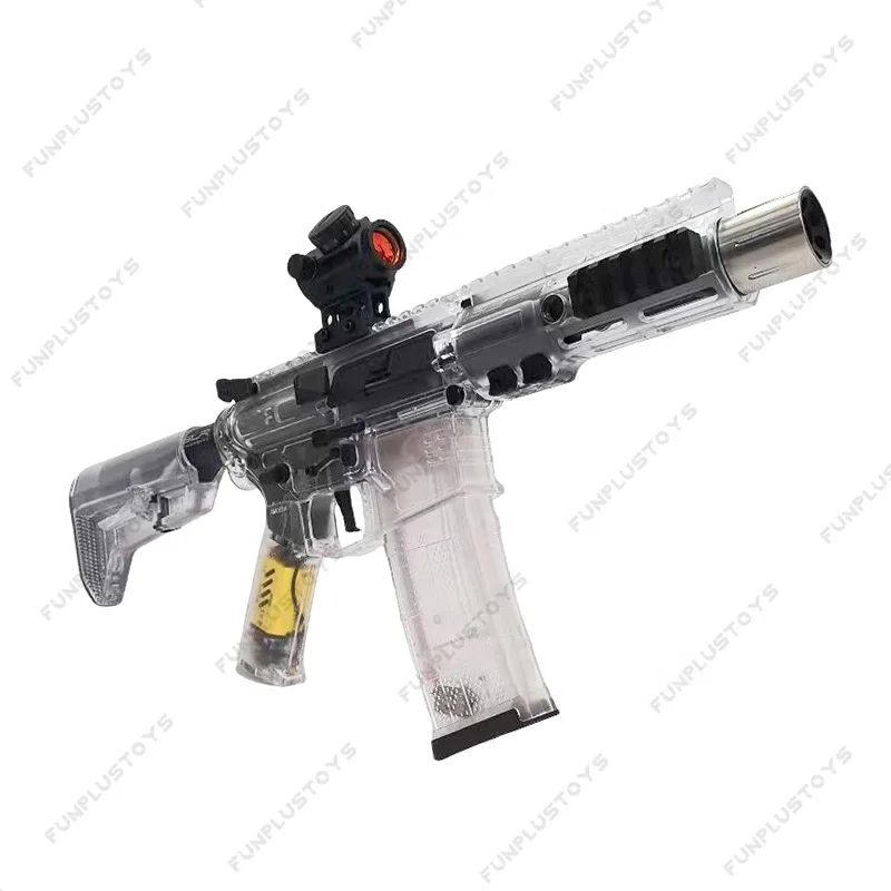 ZB MP7 2.0 7MM Gel Ball Blaster Safe Electric for Toy Gun for Outdoor CS Game Training Splatter Birthday Gift for Kids and