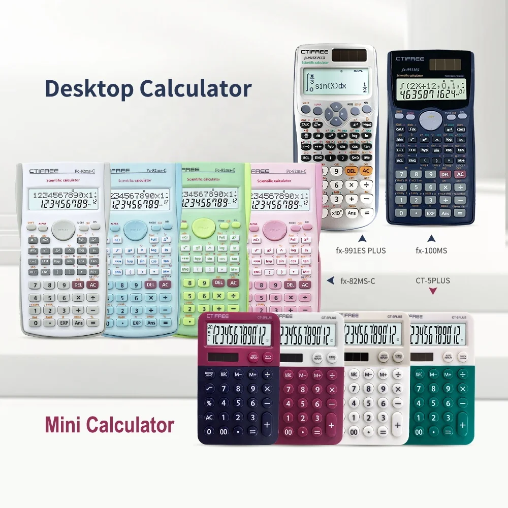 Major Calculators 12 14 Digits Display Electronic Calculadora Promotion Stationery Calculatrice Solar Panel System Calculator