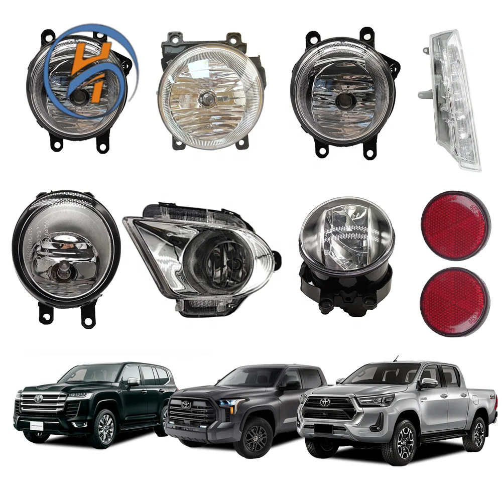 Rear Bumper Light Fog Light Front Bumper LED Assembly Front Light for Toyota Camry Corolla RAV 4 Crown Land Cruiser Prado Lexus