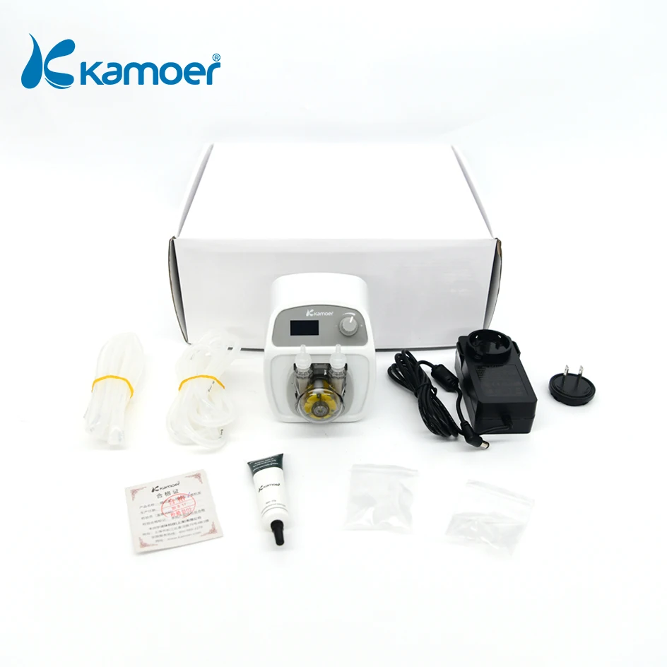 Kamoer KXP100 100ml/min Adjustable Low Flow Rate 24V WiFi Remote Control Mini Lab Peristaltic Dosing Pump