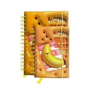 A5 Wholesale Customization Creative Design Gift Notebook Spiral Notebook Planner School Stationeries