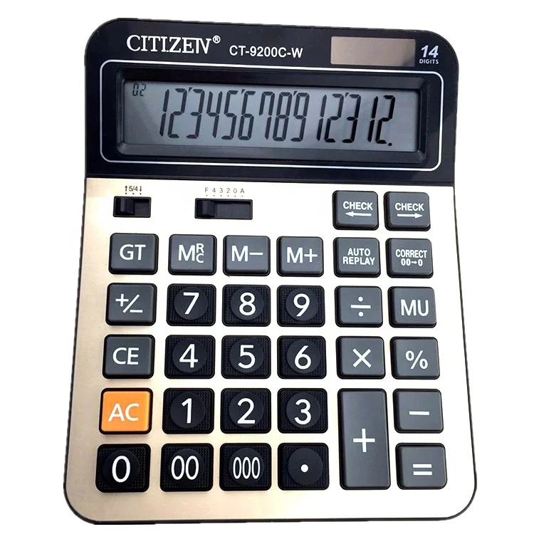 Large 14 Digits Dual Solar Power Citizen Scientific Calculator - Buy 14  Digits Citizen Calculator,Large Scientific Calculator,Solar Power Calculator  Product on 